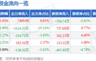 股票行情快报：宝利国际（300135）5月19日主力资金净买入7409.00元