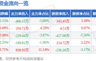 股票行情快报：天马科技（603668）5月21日主力资金净卖出406.15万元
