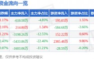 股票行情快报：天马科技（603668）4月20日主力资金净卖出610.58万元