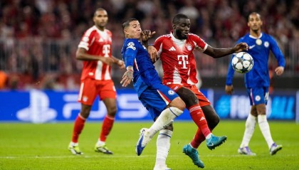 欧冠-凯恩双响蓝军后防多次失误送礼 拜仁3-1切尔西